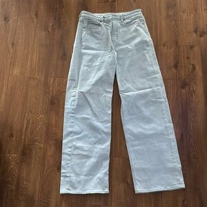 OLD NAVY Size 8 Sky High Wide Leg Jeans